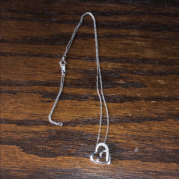 Kay Jewelers Diamond Accent Double Heart Necklace - Picture 3 of 11